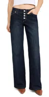Abrand 99 Wide Halle Jeans Dark Denim In Dark Denim
