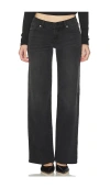 Abrand 99 Wide Leg Jeans In Black