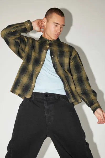 Abrand Bobby Ls Check Shirt In Green