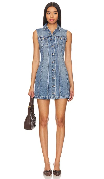 Abrand Button Up Dress In Lula