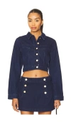 Abrand Honey Pie Jacket In Blue