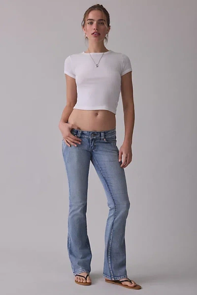 Abrand Jeans 00 Harper Super Low-rise Kick Flare Jeans In Harper, Women's At Urban Outfitters In Multi
