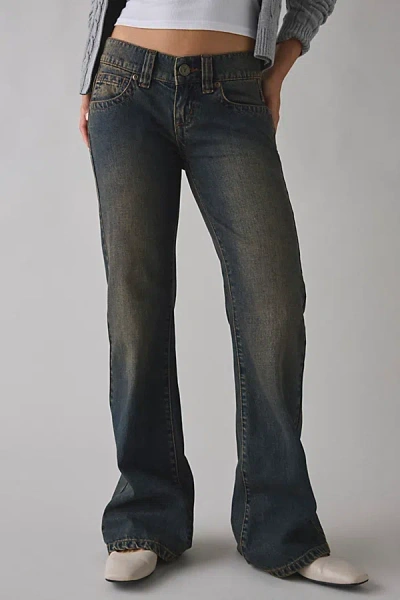 Abrand Jeans 00 Hillary Super Low Kick Flare Jean In Hillary, Women's At Urban Outfitters