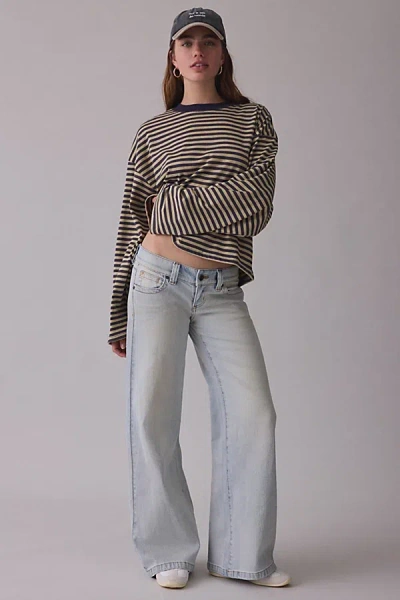 Abrand Jeans 00 Janet Low-rise Wide Leg Jeans In Janet Tint, Women's At Urban Outfitters In Multi