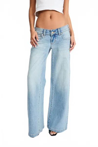 Abrand Jeans 00 Super Low And Wide Jeans In Jody In Blue