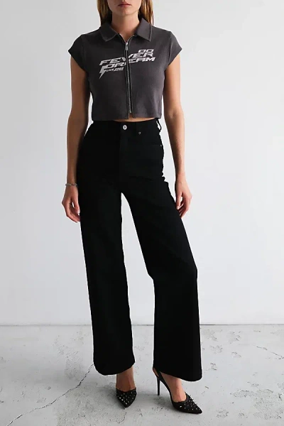 Abrand Jeans 94 High & Wide Jean In Black, Women's At Urban Outfitters