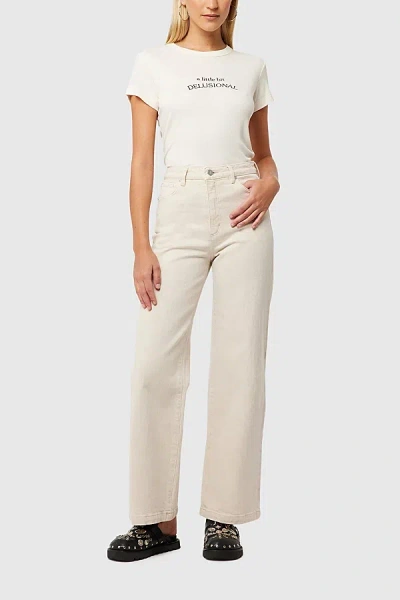 Abrand Jeans 94 High & Wide Jean In Bone, Women's At Urban Outfitters In Bone