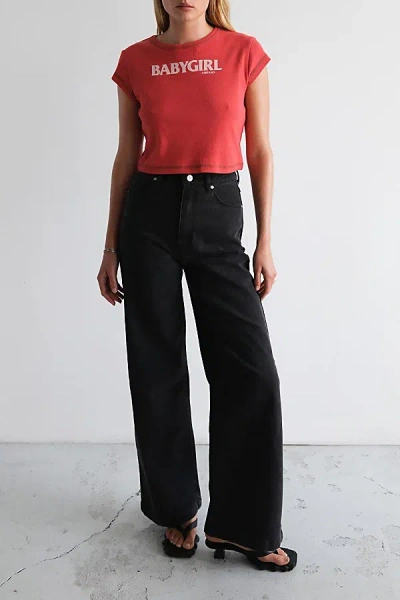 Abrand Jeans 94 High Baggy Heidi Recycled Jean In Black, Women's At Urban Outfitters