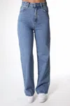 Abrand Jeans 95 Baggy Wide Leg Jeans In Gisele Tint Mid Blue In Multi