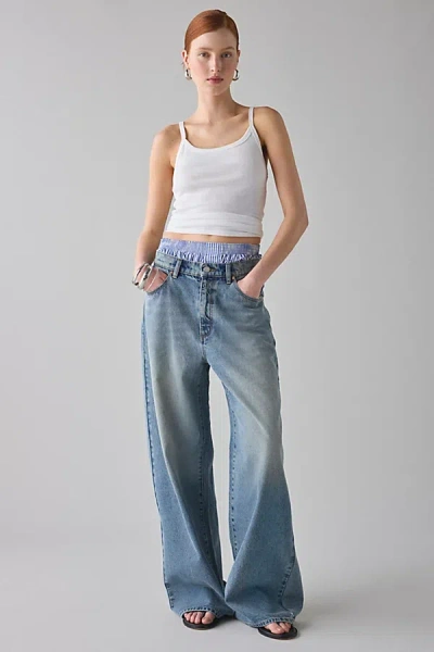 Abrand Jeans 95 Alison Mid-rise Super Baggy Jean In Alison Tint Blue, Women's At Urban Outfitters