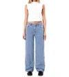 Abrand Jeans 95 Baggy Wide Leg Jeans In Gisele Tint Mid Blue In Blue