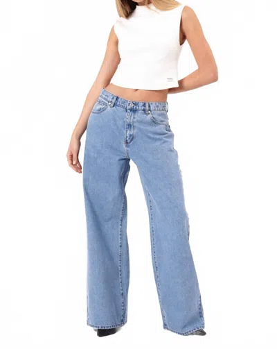 Abrand Jeans 95 Mid Rise Super Baggy Jeans In Gigi In Blue