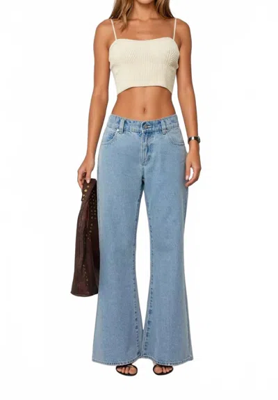 Abrand Jeans 99 Baggy Flare Jeans In Paris In Blue