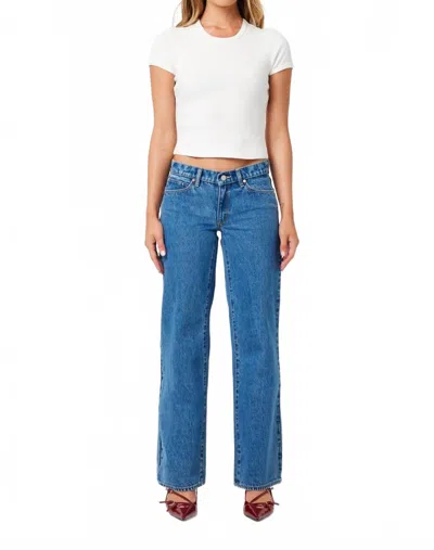 Abrand Jeans 99 Low And Wide Jeans In Chantell Organic