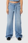 Abrand Jeans 99 Low Baggy Belted Jean In Liv, Women's At Urban Outfitters In Liv