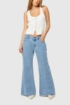Abrand Jeans 99 Low Baggy Flare Petite In Gigi, Women's At Urban Outfitters In Gigi