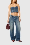Abrand Jeans 99 Low Baggy Petite In Petra, Women's At Urban Outfitters