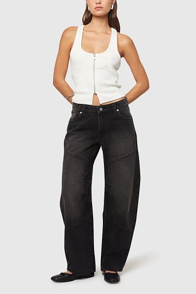 Abrand Jeans 99 Low Barrel Jean In Sophie Worn, Women's At Urban Outfitters