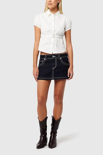 Abrand Jeans 99 Low Denim Skirt In Cameron, Women's At Urban Outfitters