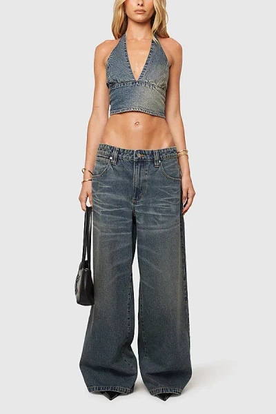 Abrand Jeans 99 Low Mega Baggy Jean In Lindsey, Women's At Urban Outfitters In Gray