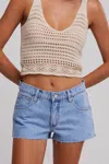 Abrand Jeans 99 Low Shorts In Walkaway In Multi