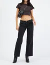 Abrand Jeans 99 Low Wide Jeans In Black Box In Multi