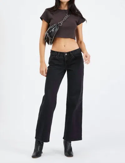 Abrand Jeans 99 Low Wide Jeans In Black Box In Multi