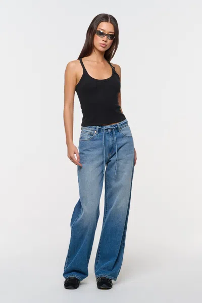 Abrand Jeans Au 99 Low & Baggy Nicola Worn Tie Recycled