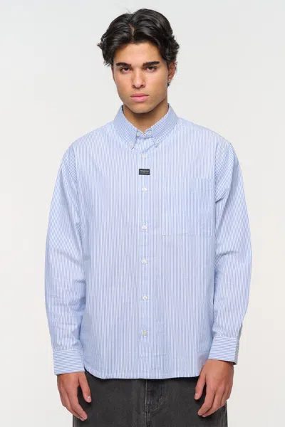 Abrand Jeans Au Mickey Oxford Stripe Shirt Ls