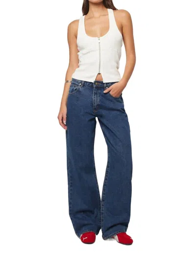 Abrand Jeans Baggy Jeans In Bella Mid Blue In Multi
