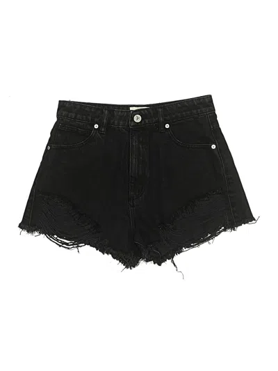 Pre-owned Abrand Jeans Denim Shorts In Black