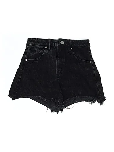 Pre-owned Abrand Jeans Denim Shorts In Black