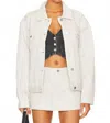 Abrand Jeans Slouch Jacket In Chalk In White
