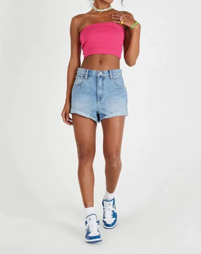 Abrand Jeans Slouch Short In Georgia In Multi
