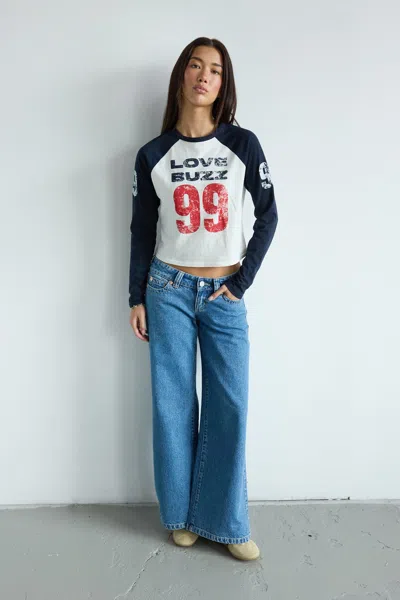 Abrand Jeans Us 00 Super Low & Wide Eva Organic