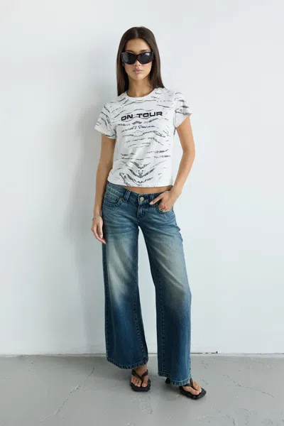 Abrand Jeans Us 00 Super Low & Wide Koda Recycled