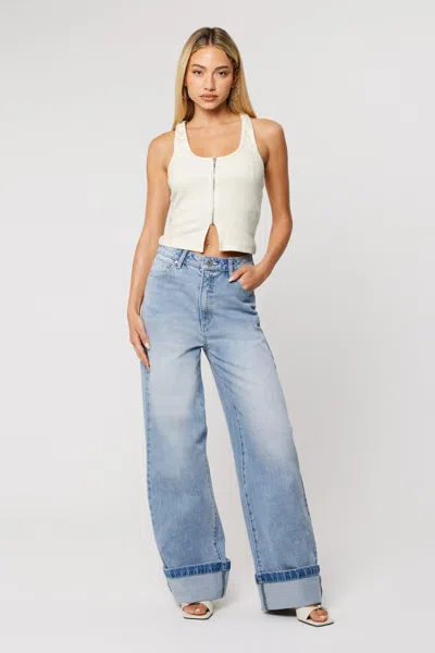 Abrand Jeans Us 94 High & Wide Jordan Worn Turn-up