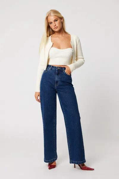 Abrand Jeans Us 94 High & Wide Tara In Blue