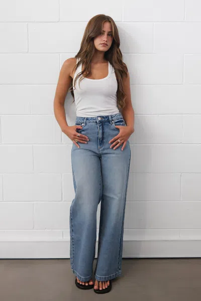 Abrand Jeans Us 94 Wide Petite Selena In Blue