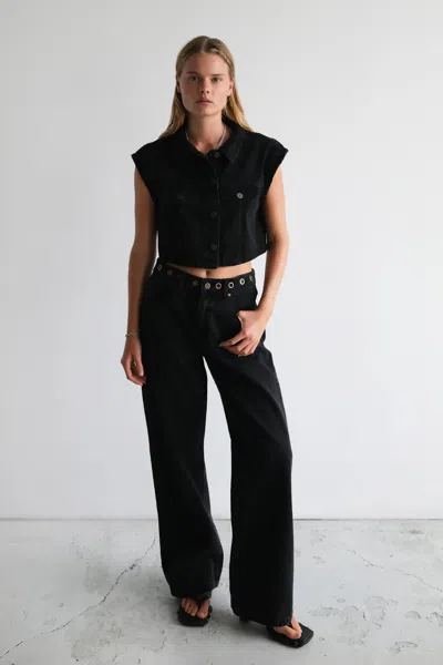 Abrand Jeans Us 95 Mid Baggy Brie Eyelet