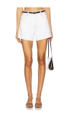 Abrand Venice Shorts Bianco White In White