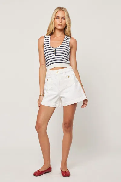 Abrand Venice Short White Gold