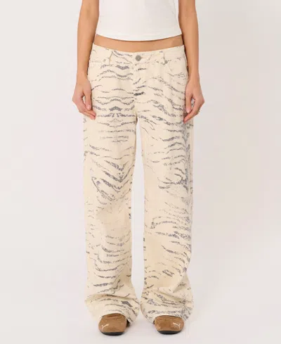 Abrand Women's 99 Valentina Baggy-fit Wide-leg Jeans In Neutral