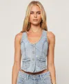 Abrand Women's Be Mine Vest Avril Sleeveless Top In Blue