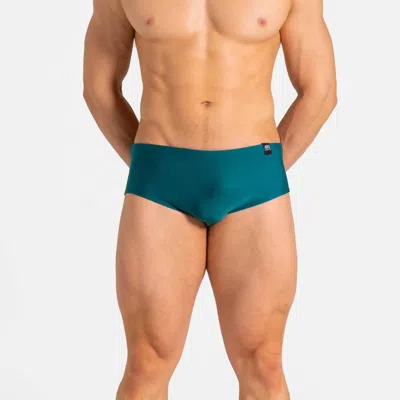 Abreu Clothing Men's Classic Forrest Swim Brief In Green In Blue