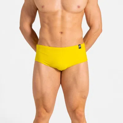 Abreu Clothing Men's Classic Lemon Pee Swim Brief In Yellow
