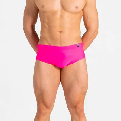 Abreu Clothing Men's Classic Swim Brief In Fuchsia Flash In Pink