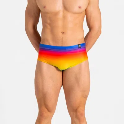 Abreu Clothing Men's Classic Tie-dye Swim Brief In Multicolor