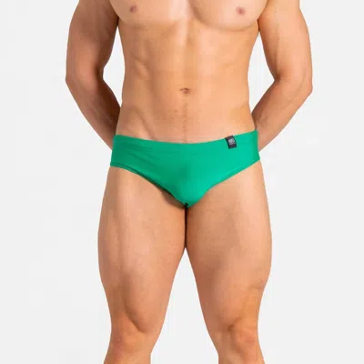 Abreu Clothing Men's Slim Swim Brief In Mojito Green
