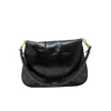 Abro Venus Black Leather Bag In Black